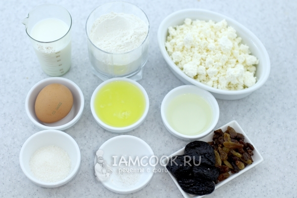 Ингредиенты для налистников на молоке