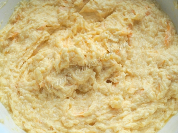 Перемешать массу