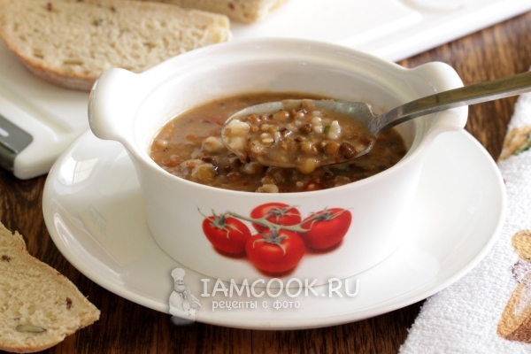 Рецепт постного супа в мультиварке
