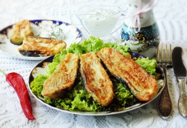 Шницели из баклажанов