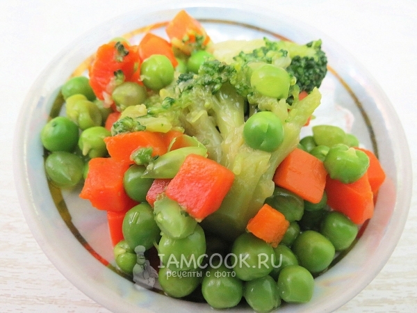 Отварить овощи