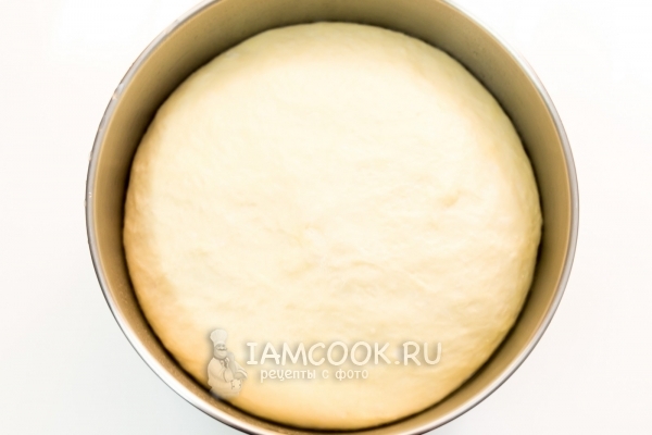 Готовое подошедшее тесто