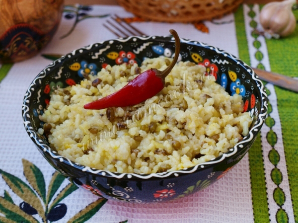 Гарнир из риса с машем