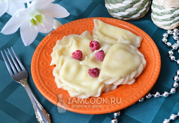 Фото вареников с творогом