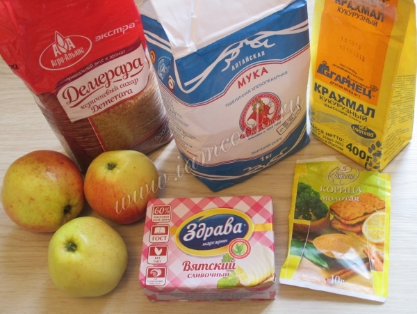 Ингредиенты для американского пирога