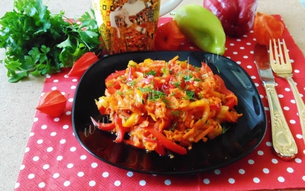 Закуска из сладкого перца, фото