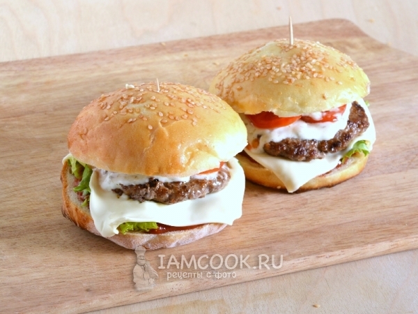 Фото домашних чизбургеров