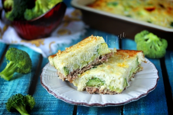 Рецепт запеканки из риса с фаршем