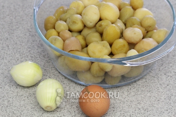 Ингредиенты для картофельных биточков