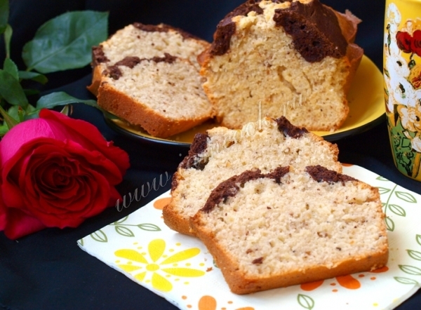 Двухцветный кекс