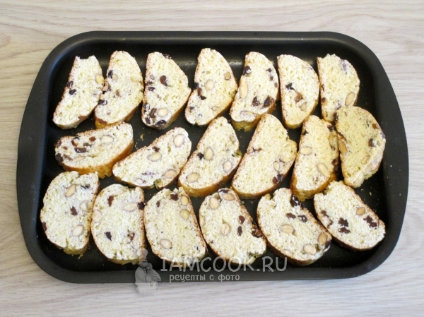 Разрезать и запечь второй раз