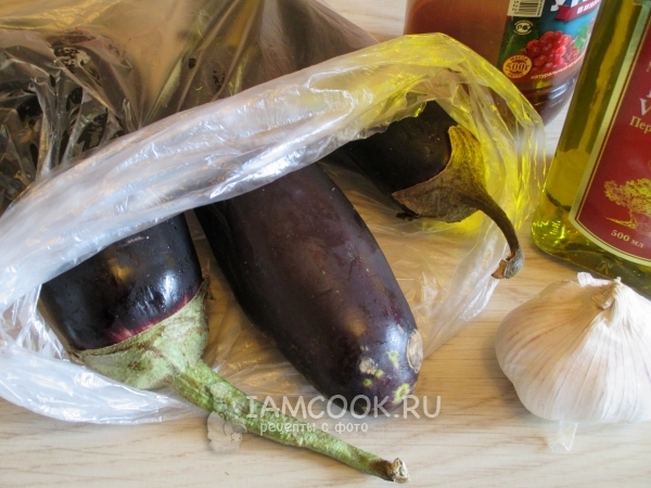 Ингредиенты для баклажанов как грибы на зиму