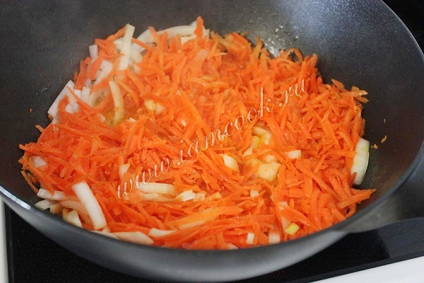 Тушим овощи