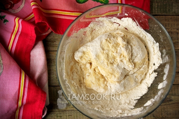 Замес теста для пельменей