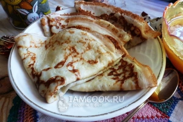 Фото творожных блинчиков