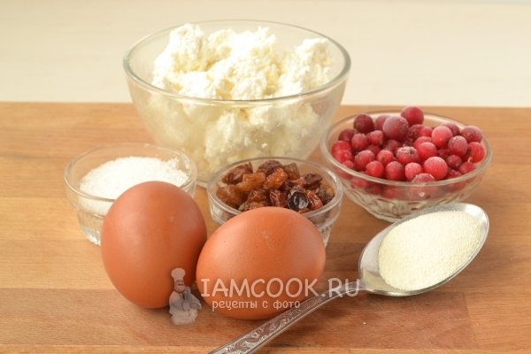 Ингредиенты для сырников