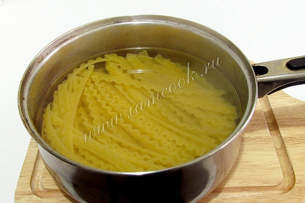 Отварные макароны