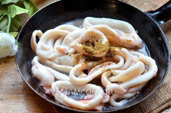 Тушение кальмаров