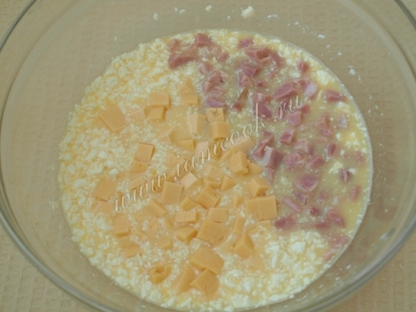 Сыр с ветчиной