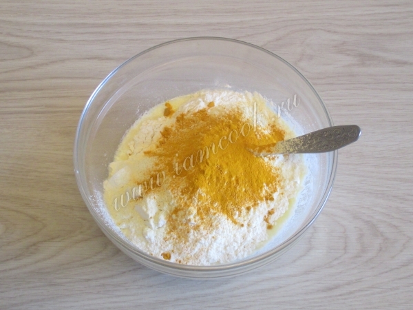 Желтое тесто