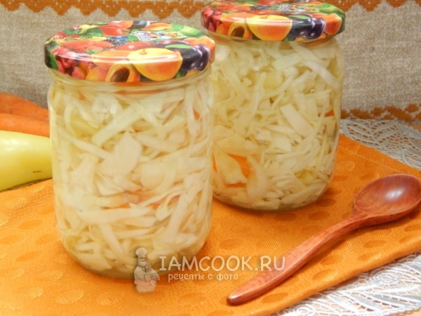 Фото салата из капусты на зиму