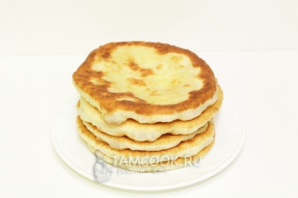 Рецепт лепёшек с сыром на сковороде