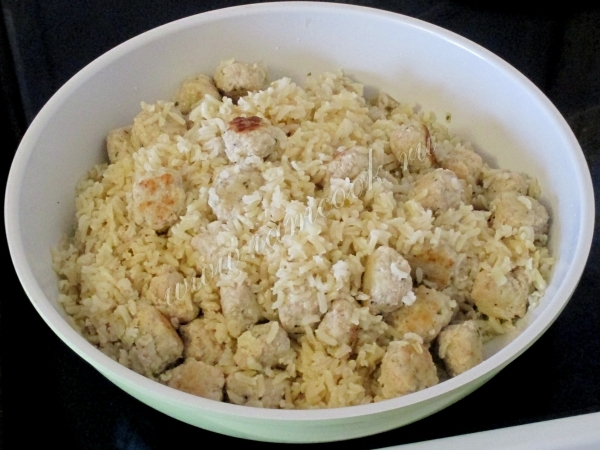 Приправить блюдо