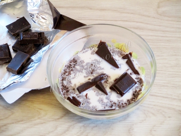 Глазурь для торта Зебра