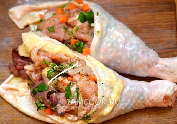 Варширование куриной кожи