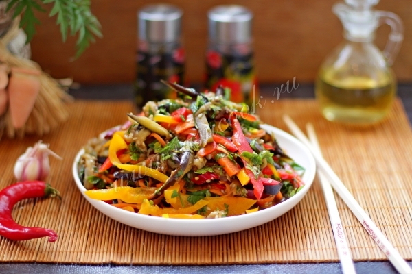 Баклажаны по-корейски фото