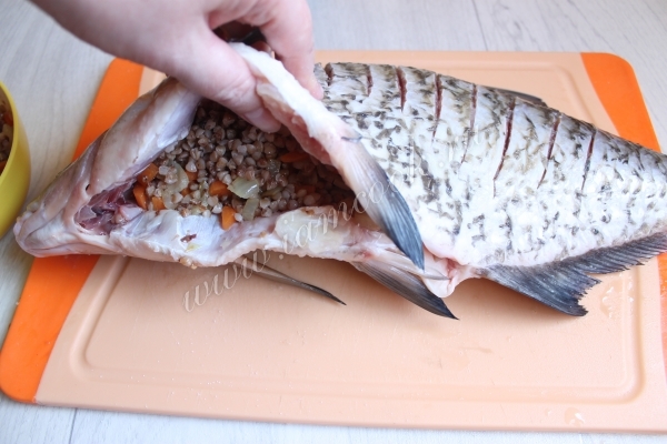 Фарширование леща