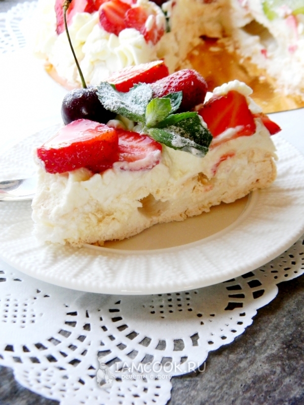 Рецепт торта «Павлова»