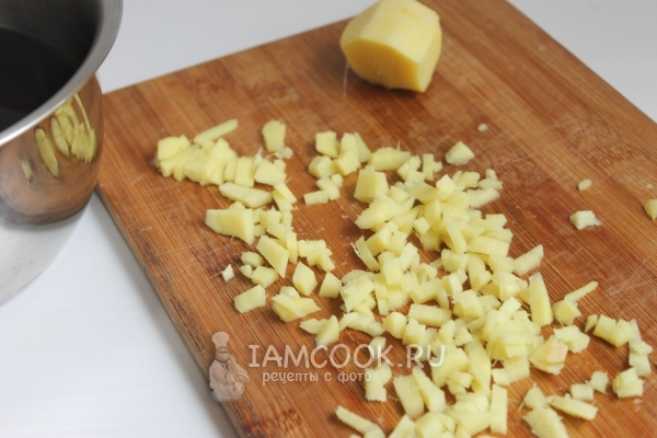 Порезать имбирь