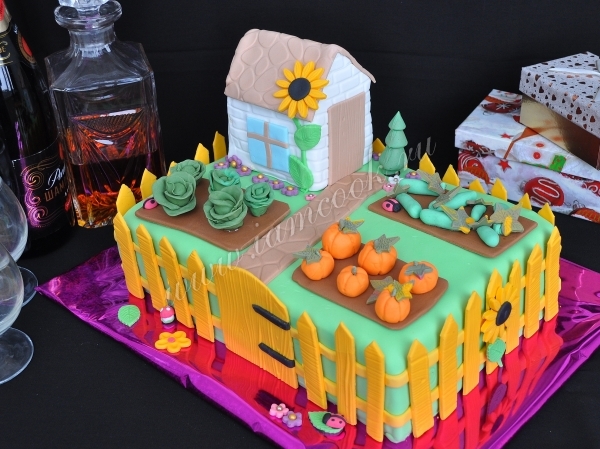 Рецепт торта огород