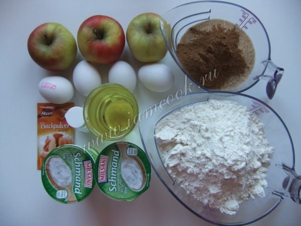 Ингредиенты для теста