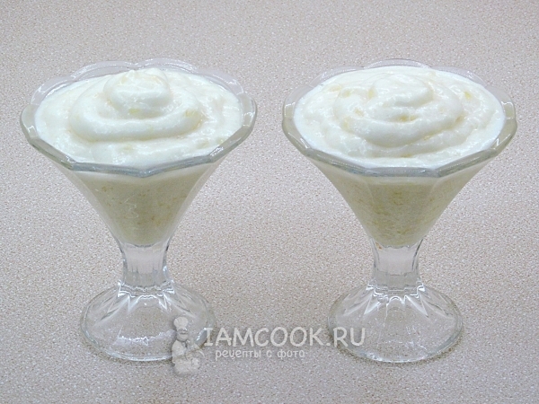 Выложить в креманки