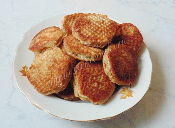 Фото котлет в вафлях