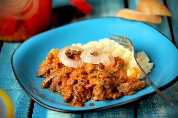 Рецепт подливы из печени