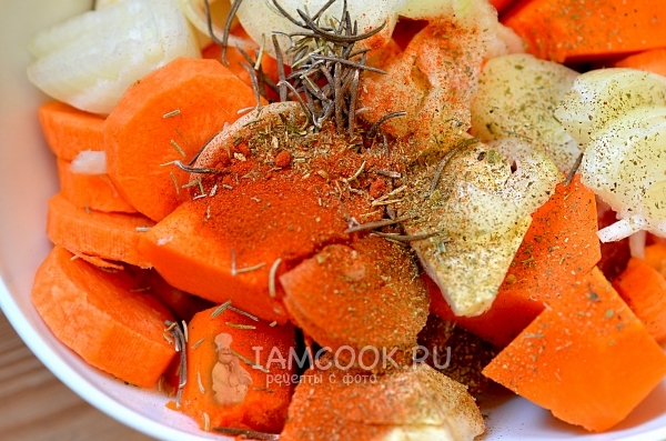 Овощи с приправами