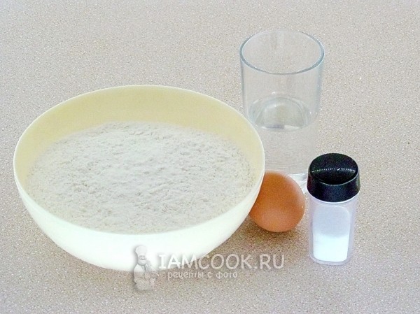 Ингредиенты для теста