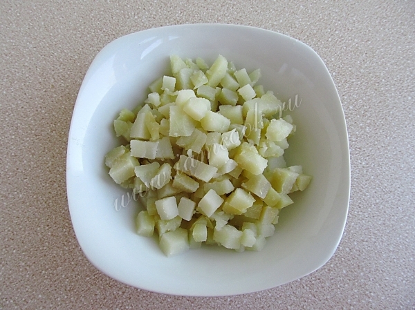 Картофель кубиками
