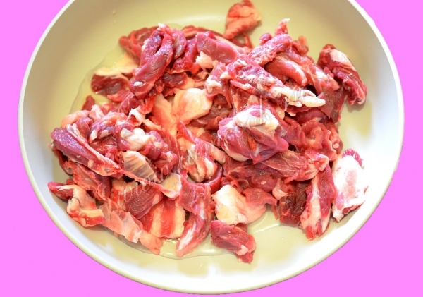 Обжарка телятины