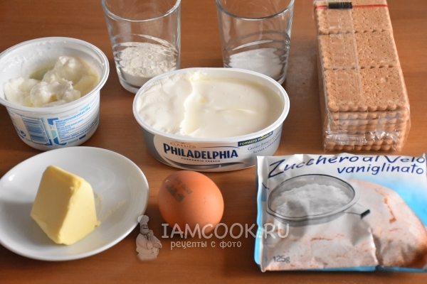 Ингредиенты для чизкейка «Нью-Йорк»