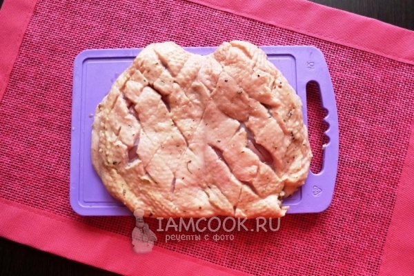 Сделать надрезы на шкуре