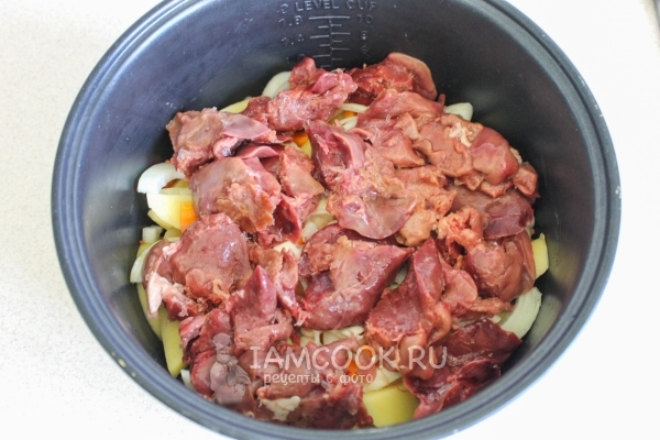 Положить печень