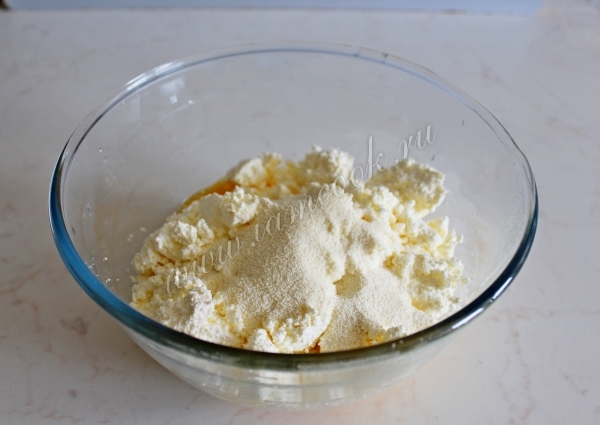 Творог с манкой