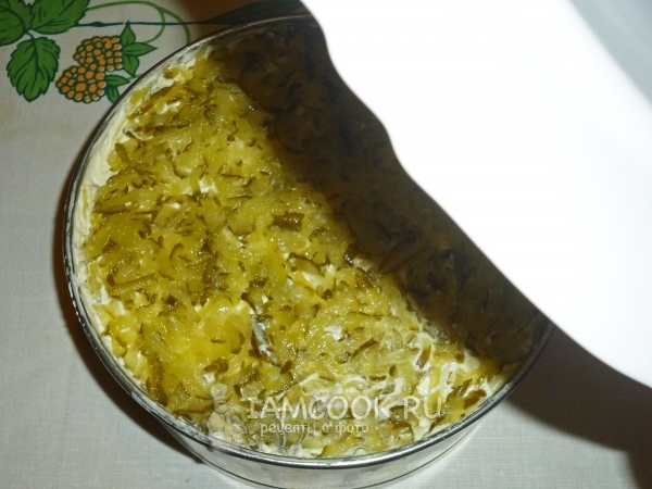 Накрыть форму блюдом