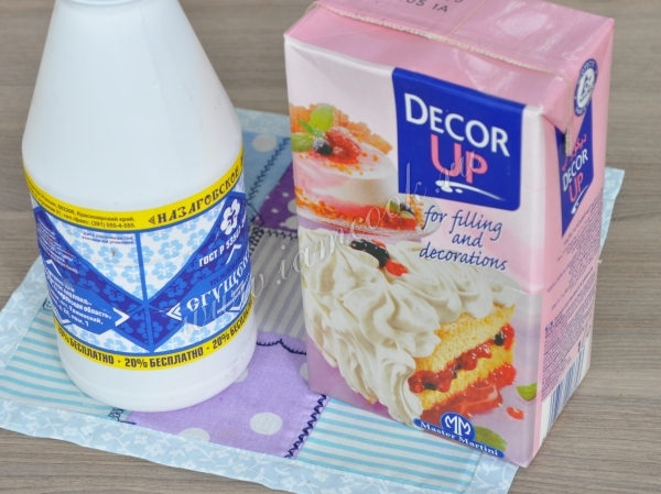 Сливки и сгущенка