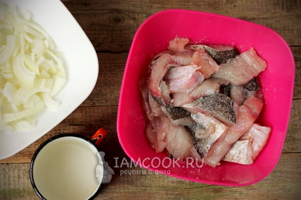 Нарезанное филе толстолобика