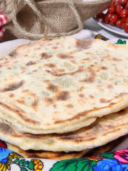 лепешки с мясом